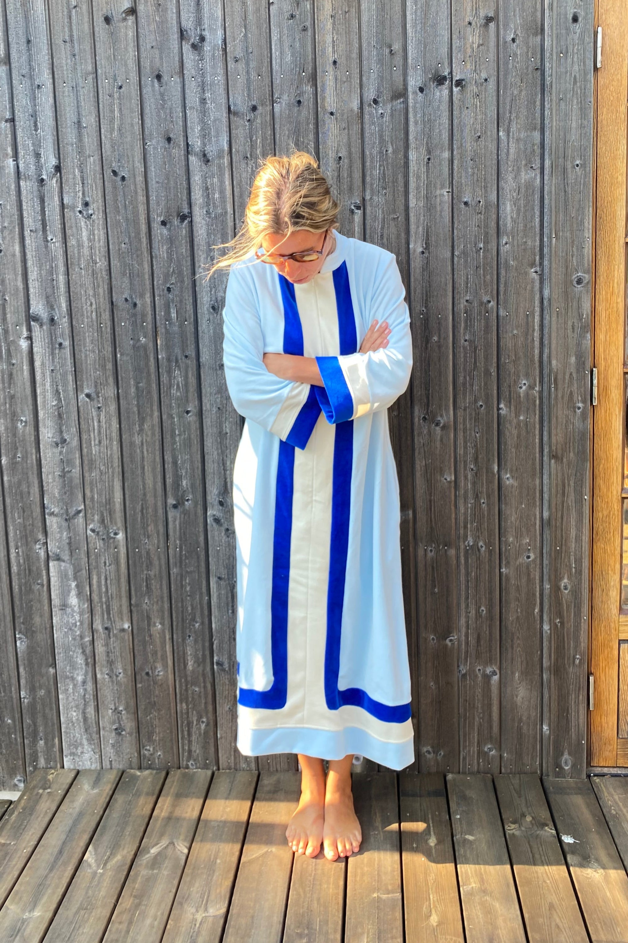 Nicole Kaftan Long - Baby Blue